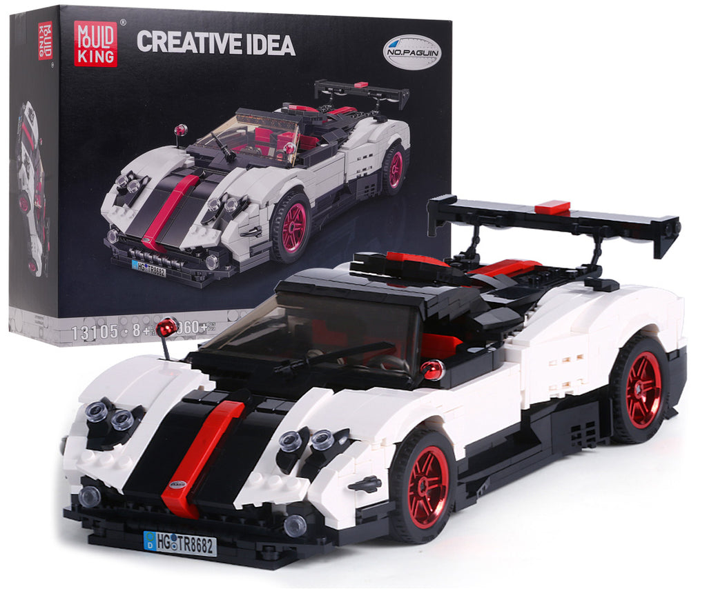 Sports Car Block Set 960 pcs. White