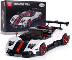 Sports Car Block Set 960 pcs. White