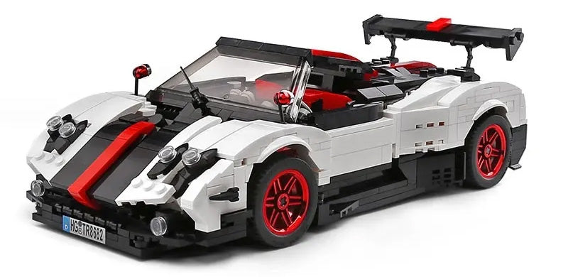 Sports Car Block Set 960 pcs. White