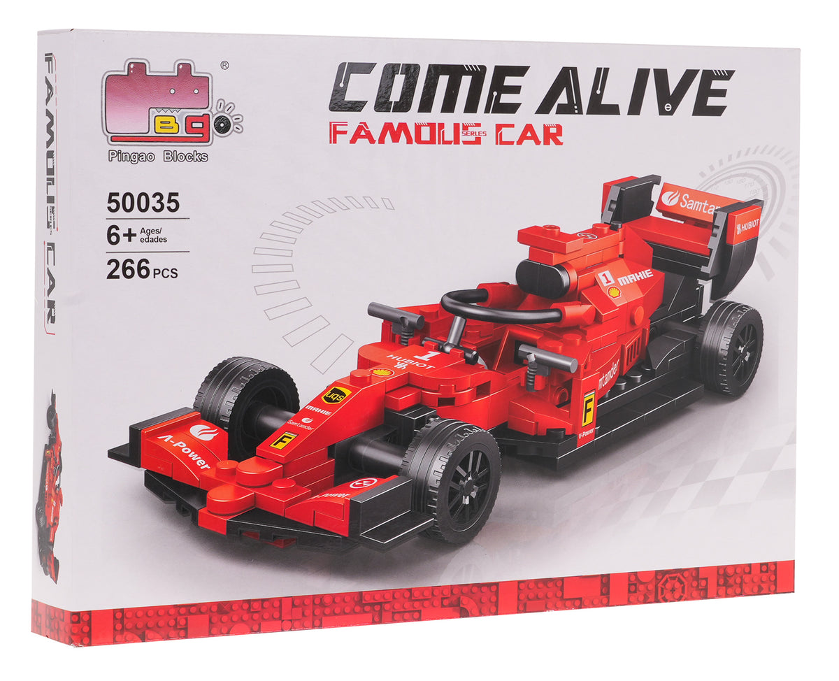 Bolid F1 Red Block Set 266 pcs.