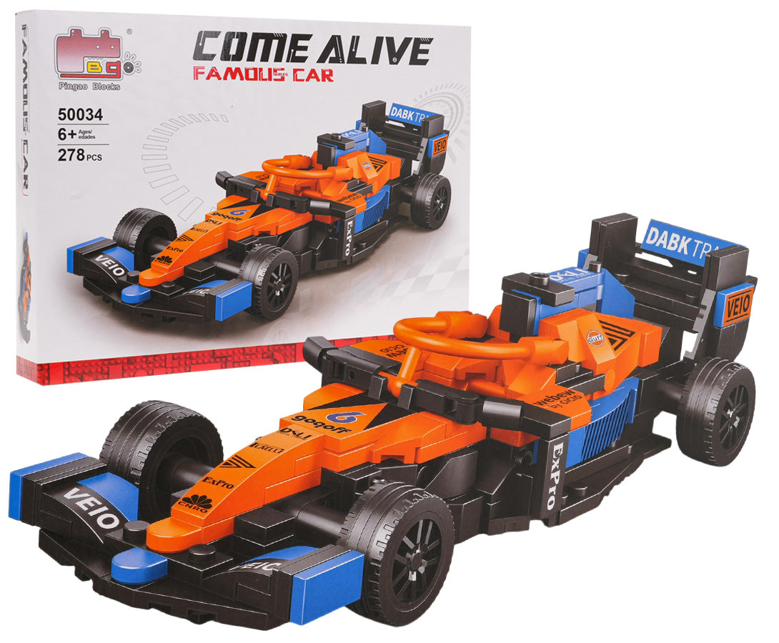 Bolid F1 Block Set Orange 278 pcs.
