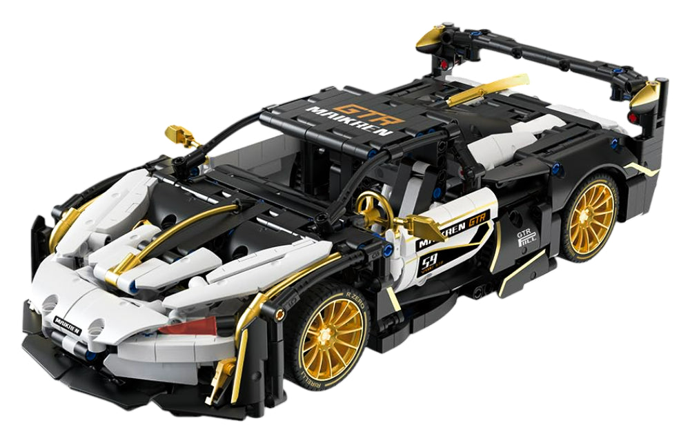 Sports Car Brick Set White/Black 1242pcs.
