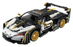 Sports Car Brick Set White/Black 1242pcs.