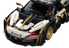 Sports Car Brick Set White/Black 1242pcs.