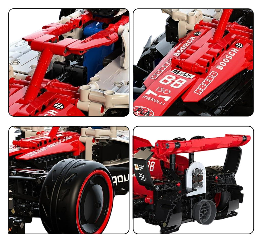Bolid Block Set 1185 pieces. Red