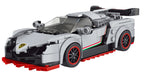 Sports Car Block Set 398 pieces. White