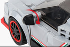 Sports Car Block Set 398 pieces. White