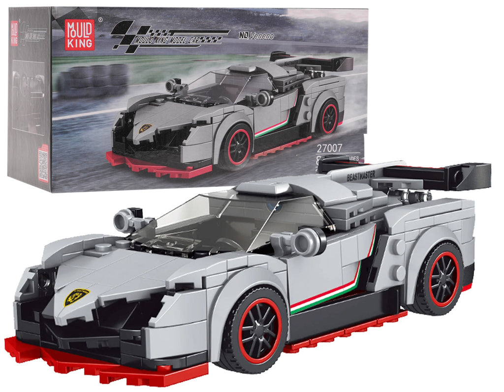 Sports Car Block Set 398 pieces. White