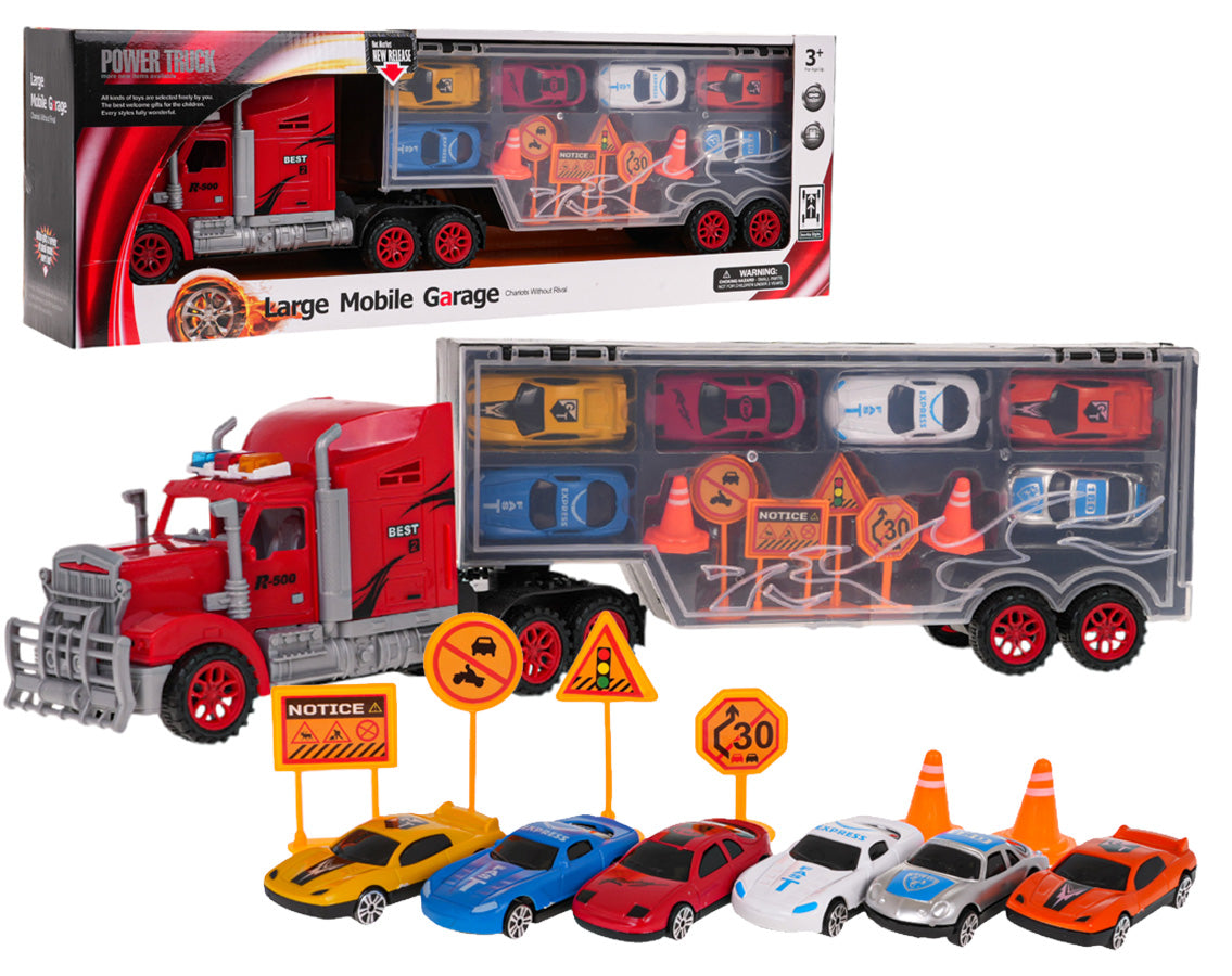 Garage Truck + Cars
