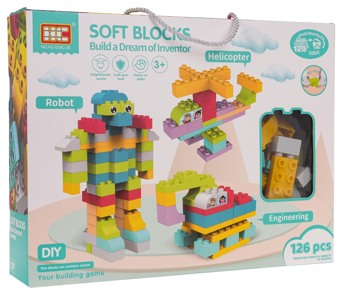 Soft Blocks Set 126 pcs.