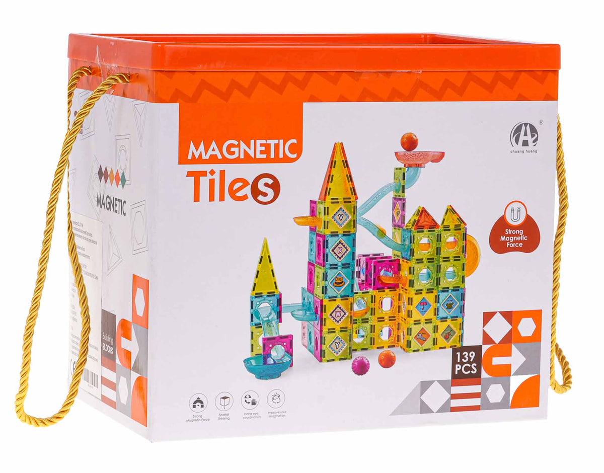 Magnetic Blocks Castle Track Ball 139 pcs.