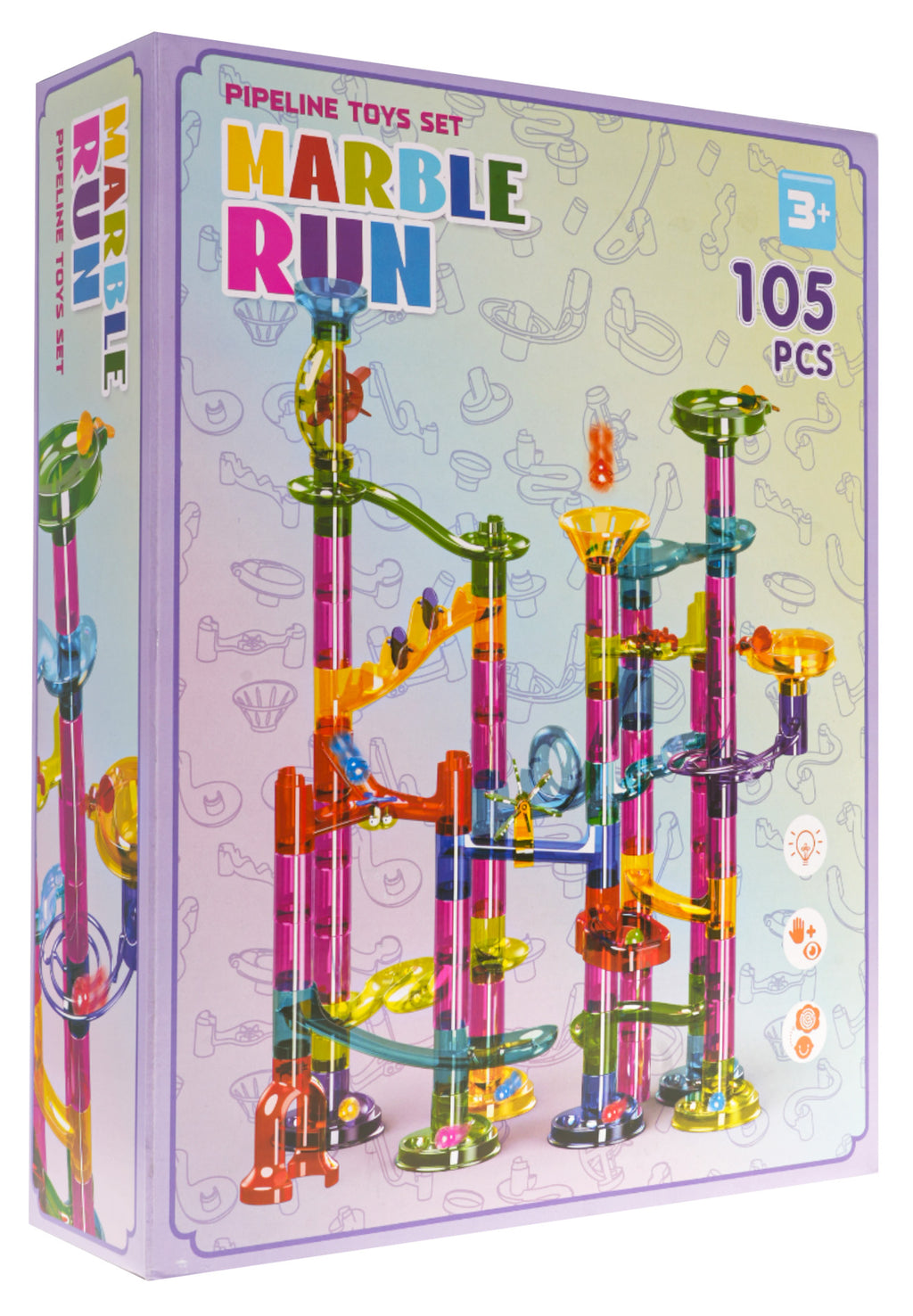 Ball Track Construction Set 105pcs.