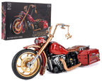 Motorcycle blocks 2111 pieces. Red