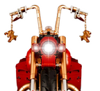 Motorcycle blocks 2111 pieces. Red
