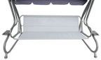 Garden Swing Seat Textylina 2 x 1 Grey PATTERN