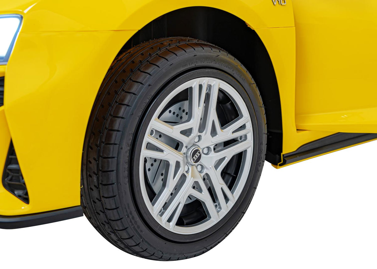 Dvojmiestne elektrické Audi R8 Spyder LIFT 24 V – žlté