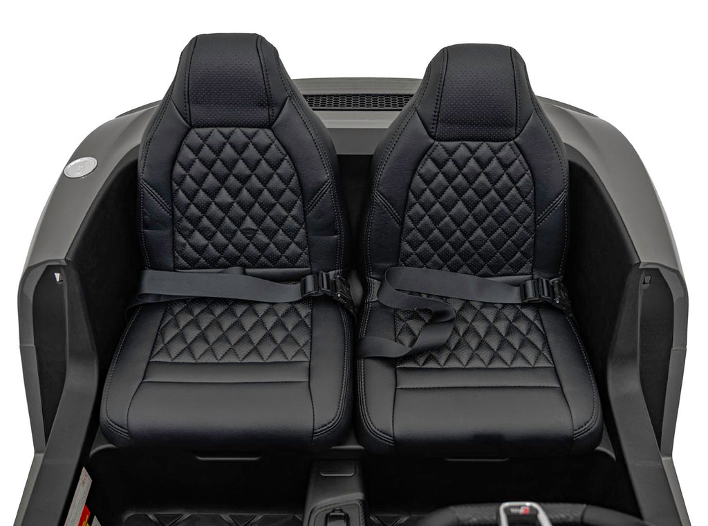 Dvojmiestne elektrické Audi R8 Spyder LIFT 24 V – sivé