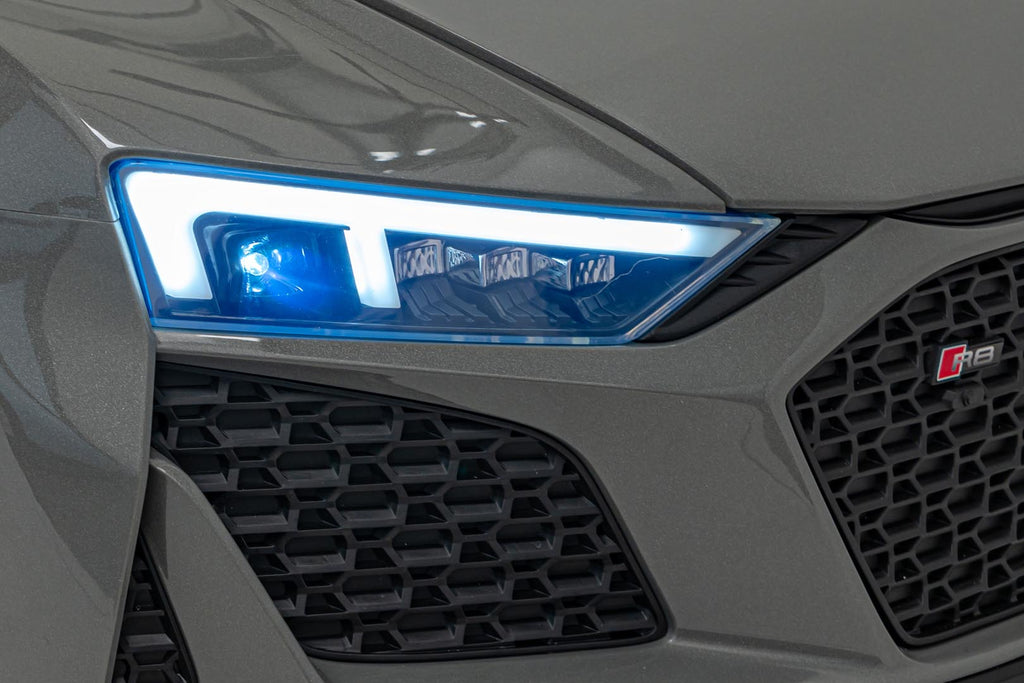 Dvojmiestne elektrické Audi R8 Spyder LIFT 24 V – sivé