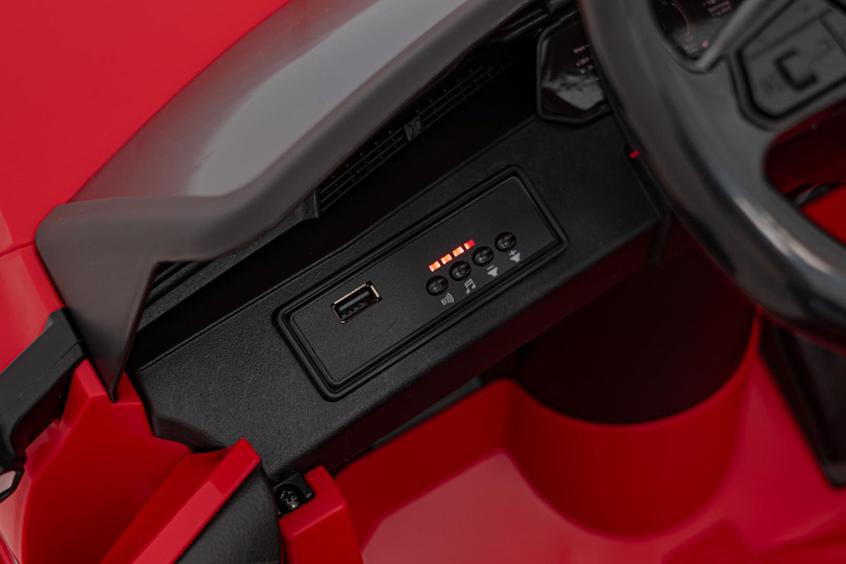 Audi SQ8 vehicle Red