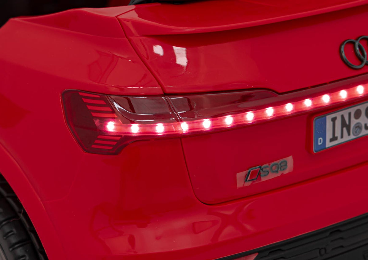 Audi SQ8 vehicle Red