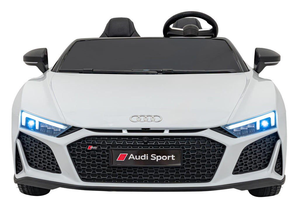 Dvojmiestne elektrické Audi R8 Spyder LIFT 24 V – biele
