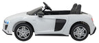 Dvojmiestne elektrické Audi R8 Spyder LIFT 24 V – biele