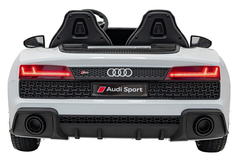 Dvojmiestne elektrické Audi R8 Spyder LIFT 24 V – biele