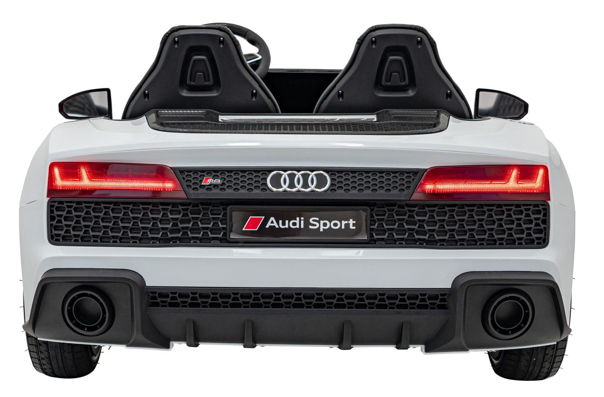 Dvojmiestne elektrické Audi R8 Spyder LIFT 24 V – biele