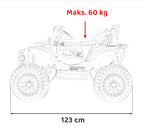 Elektrické autíčko Honda Talon 4x4 Off-Road čierna