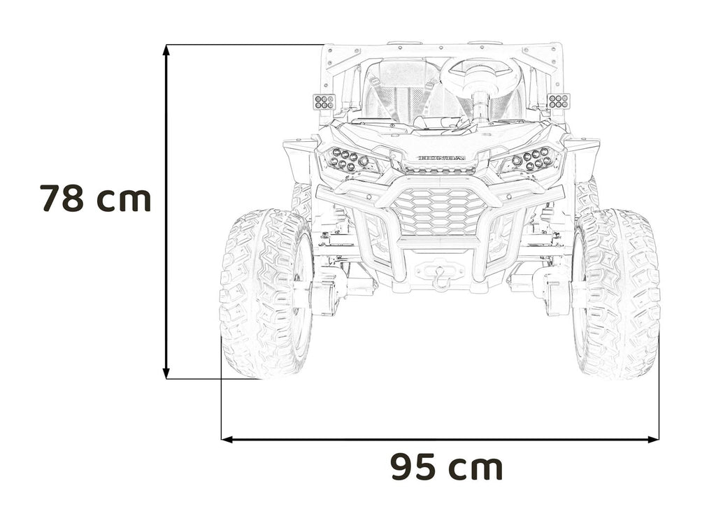 Elektrické autíčko Honda Talon 4x4 Off-Road zelená
