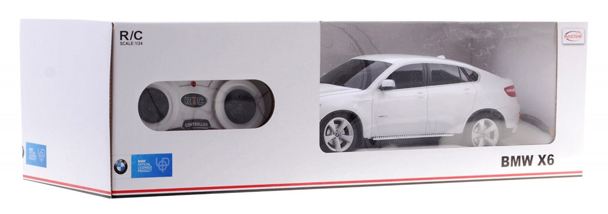 R/C toy car BMW X 6 White 1:24 RASTAR
