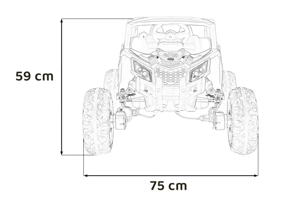 Buggy ATV Defend 4x4 Purple KUROMI License