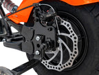 Elektrická motorka Chopper Warrior oranžová