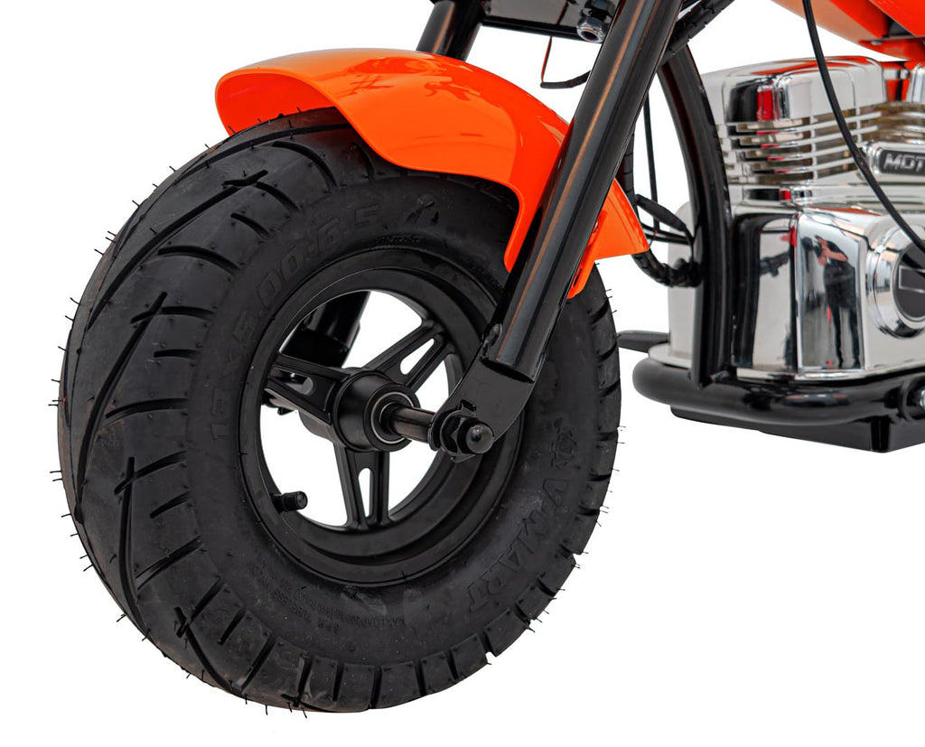 Elektrická motorka Chopper Warrior oranžová