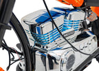 Elektrická motorka Chopper Warrior oranžová