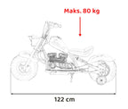 Motorcycle Chopper Warrior vehicle Orange