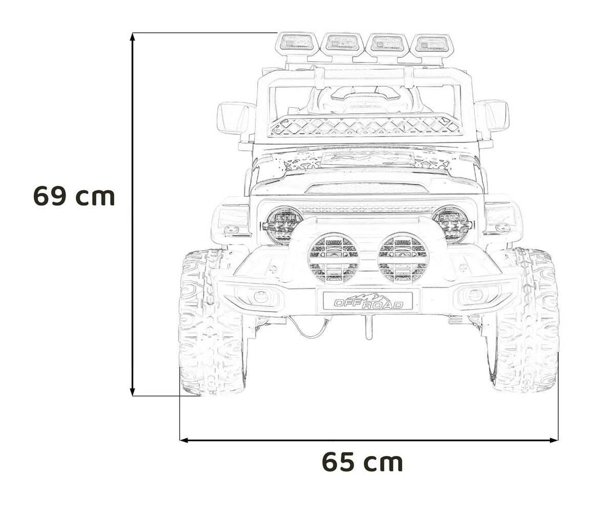 Off-Road CLIMBER vehicle Green