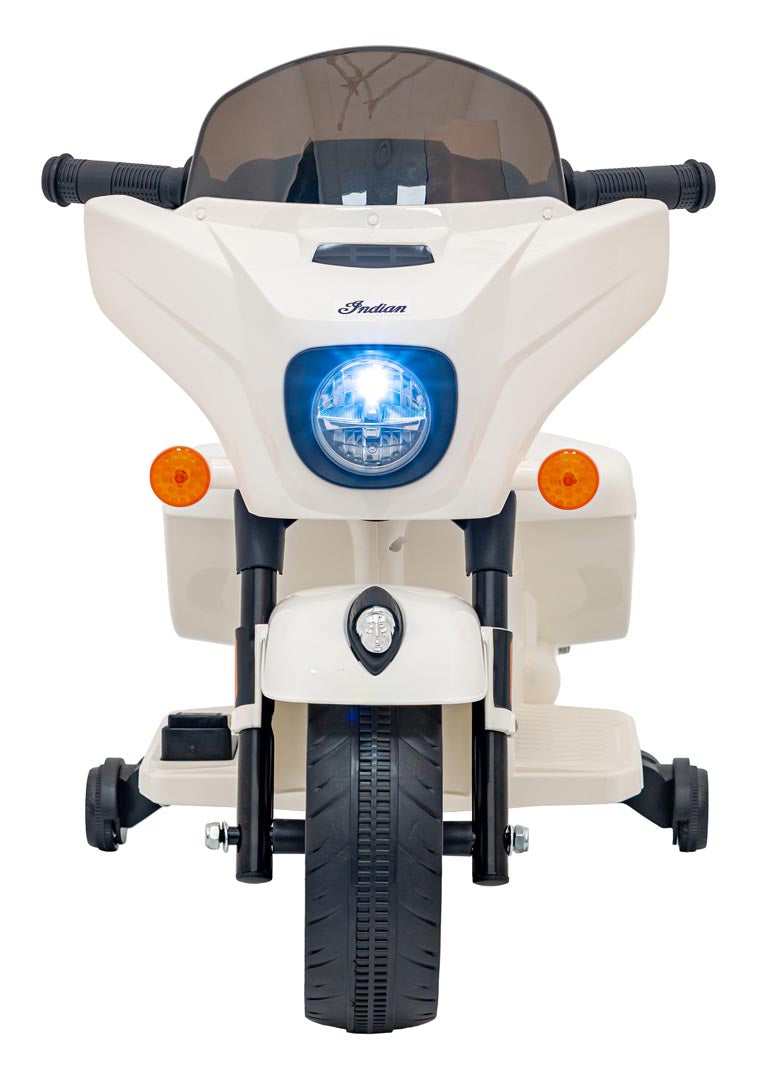 Elektrická motorka Chopper INDIAN biela