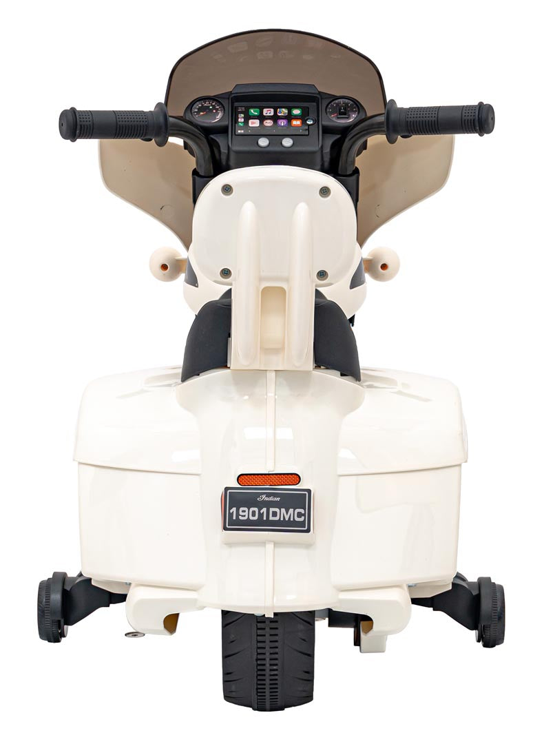 Elektrická motorka Chopper INDIAN biela