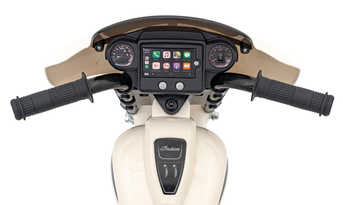 Elektrická motorka Chopper INDIAN biela