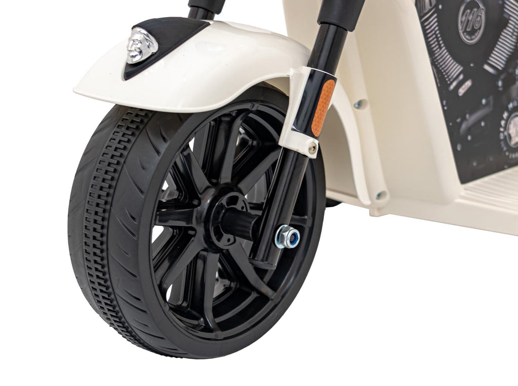 Elektrická motorka Chopper INDIAN biela