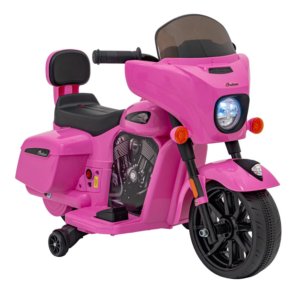 Elektrická motorka Chopper INDIAN ružová