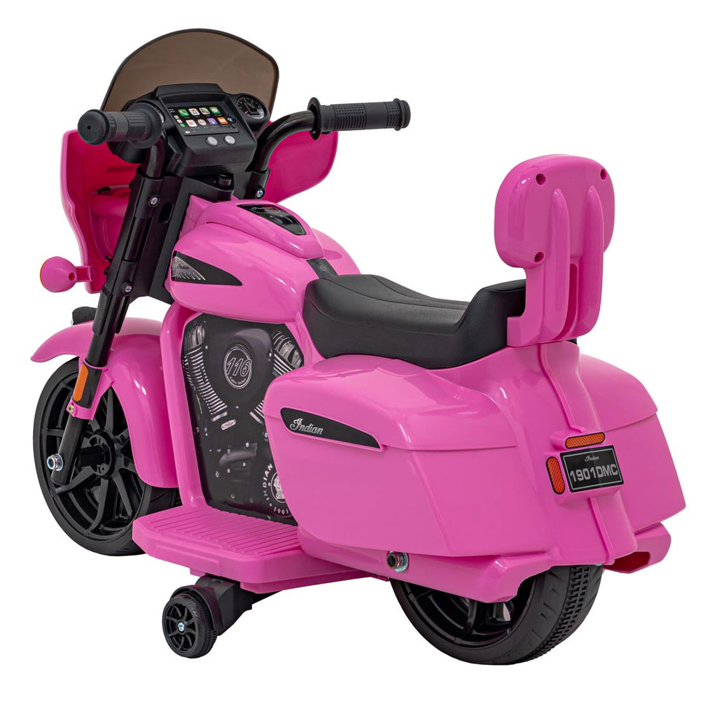 Elektrická motorka Chopper INDIAN ružová