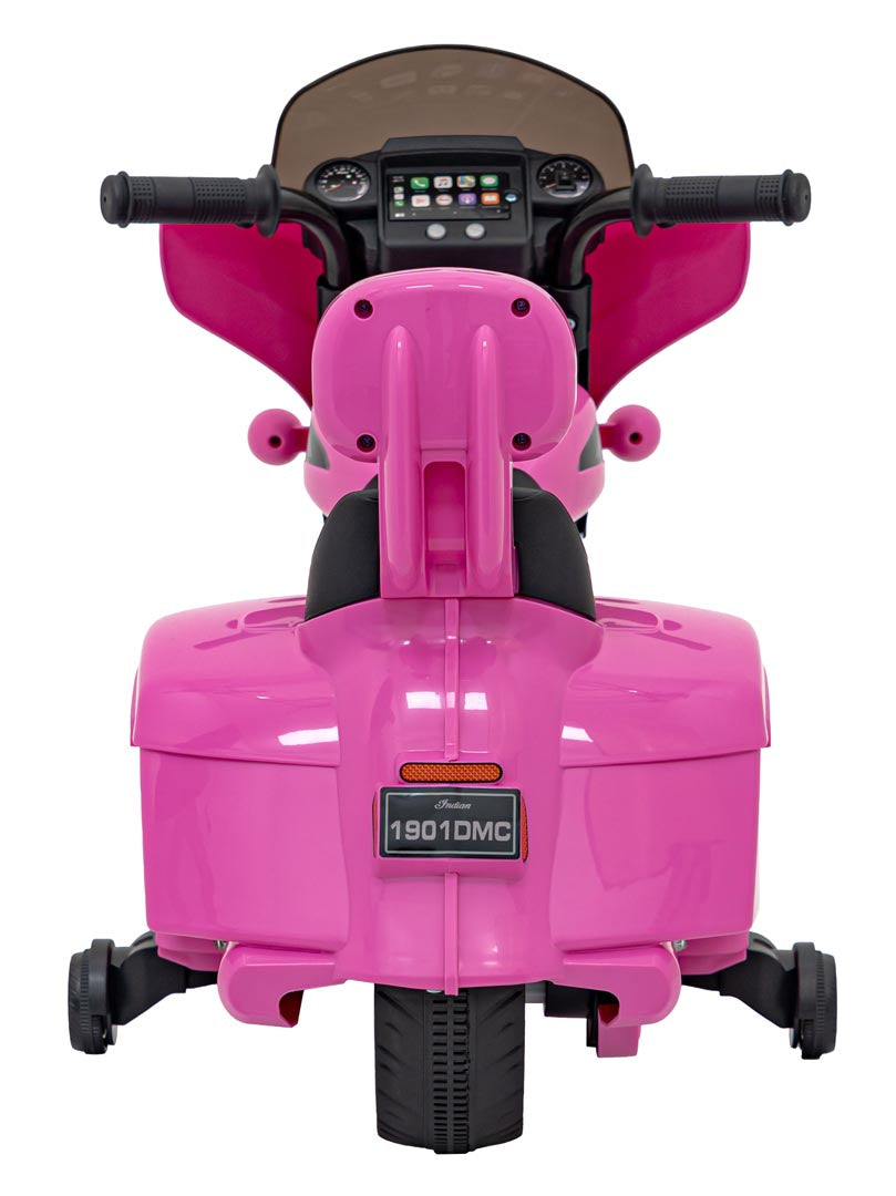 Elektrická motorka Chopper INDIAN ružová