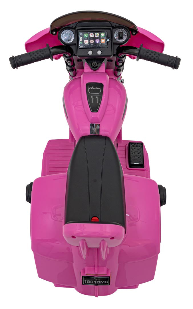Elektrická motorka Chopper INDIAN ružová