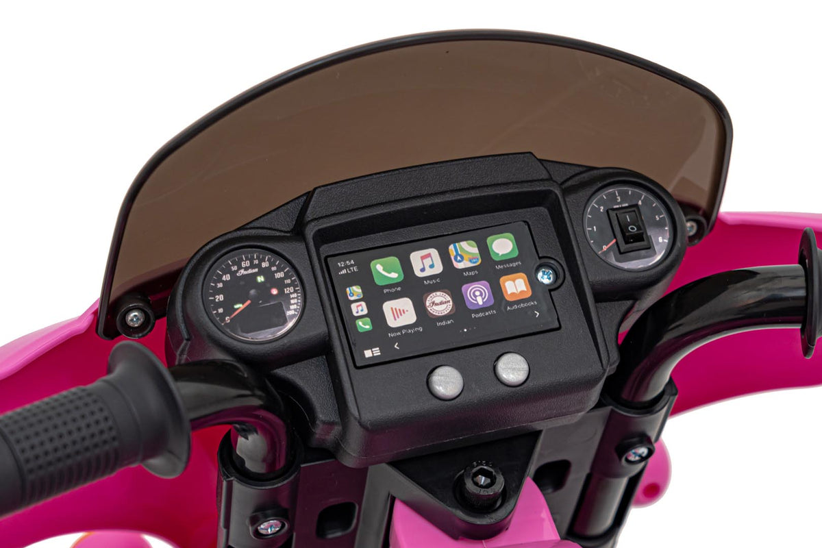 Elektrická motorka Chopper INDIAN ružová
