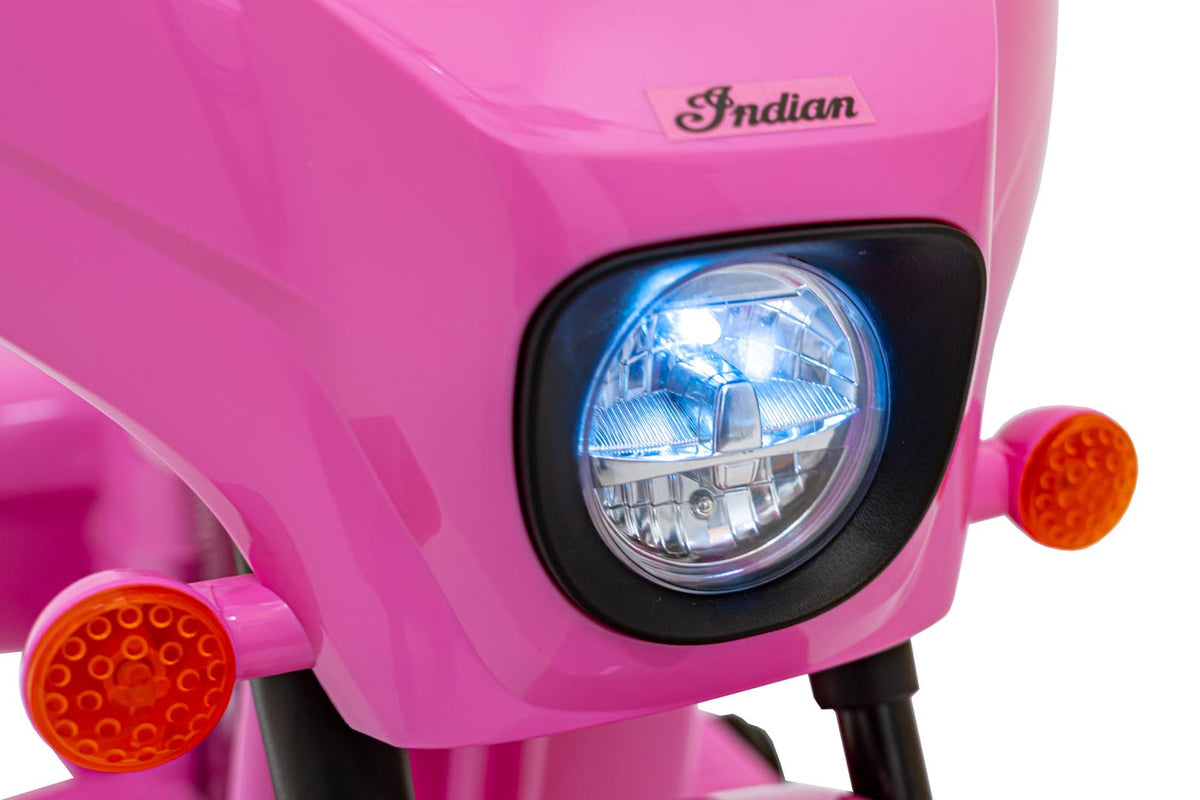 Elektrická motorka Chopper INDIAN ružová