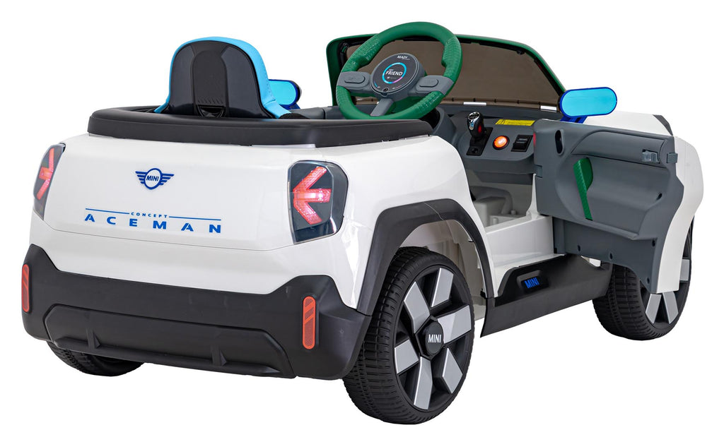 Elektrické autíčko Mini Concept Aceman biela