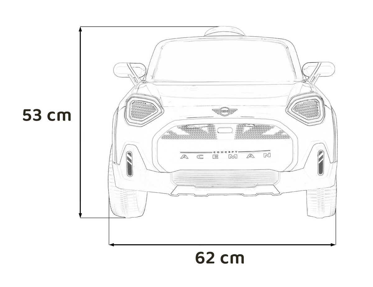 Mini Concept Aceman vehicle Blue
