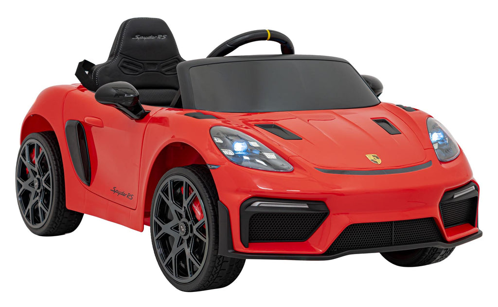 Elektrické autíčko Porsche Spyder RS 718 červená
